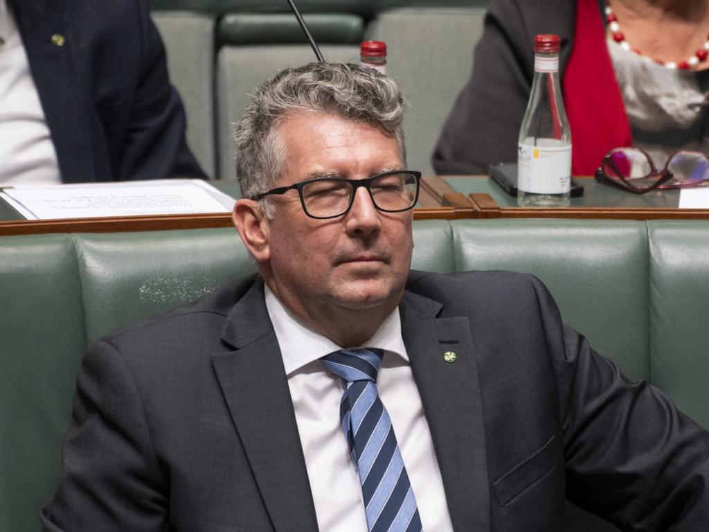 Resources Minister Keith Pitt has called for the government to act as a lender of last resort for the resources sector, proposing a $250bn loan facility to deal with some banks refusing to lend to coal-linked projects, while also urging agriculture and resources be shielded from net zero commitments. Picture: NCA NewsWire / Martin Ollman