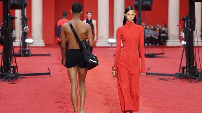 The Ferragamo runway at Milan Fashion Week spring/summer ’23. Image credit: Getty