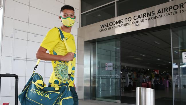 Olympian Matt Clarke departing for the Tokyo Olympics, where he competed in the men’s 3000m steeplechase. Picture: Brendan Radke