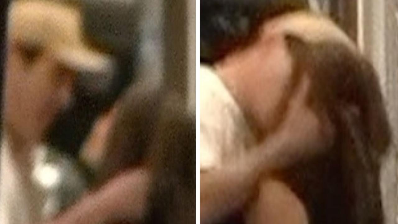 Aussie TV co-stars seen kissing on night out