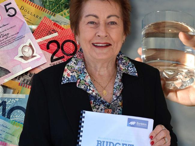 Burdekin Shire Council Mayor Pierina Dalle Cort with the 2024/25 Budget. Picture: Supplied