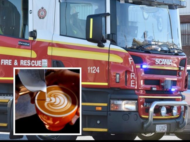 Ipswich CBD cafe Dancing Bean Roastery will beÂ "opening later" than usual on Tuesday after a coffee machine burst into flames.Â 