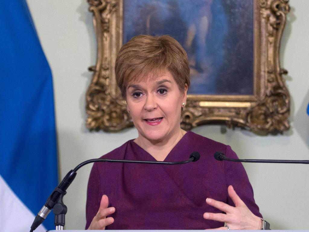 Scottish National Party (SNP) leader and Scotland's First Minister Nicola Sturgeon said “tectonic plates” are shifting and it is Scotland’s right to decide. Picture: NEIL HANNA / various sources / AFP.