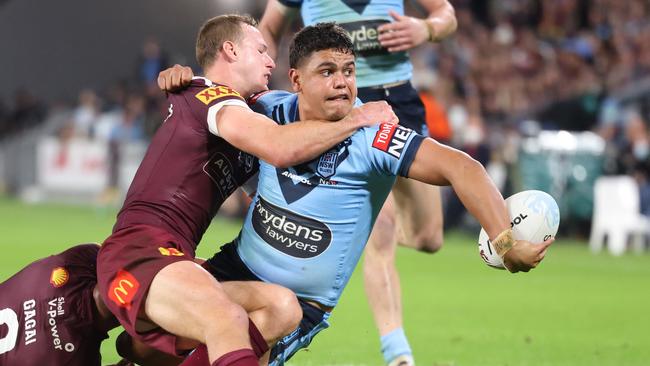 NSW will hope Latrell Mitchell is fit and firing to return to the Blues lineup next year. PIcture: Peter Wallis