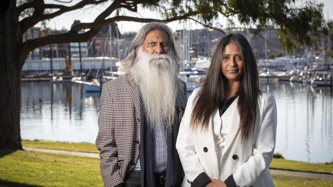 Mike Dutta and Zelinda Sherlock who have launched an anti-racism campaign. Picture: Chris Kidd