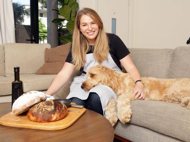 Elina Brunning said she loved the challenge that came with baking sourdough bread. Picture: Christian Gilles