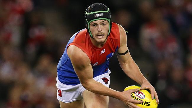 Concussion no longer seems an issue for Angus Brayshaw. Picture: Michael Klein