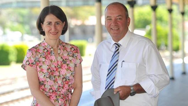 Secret relationship.... Gladys Berejiklian with disgraced MP Daryl Maguire