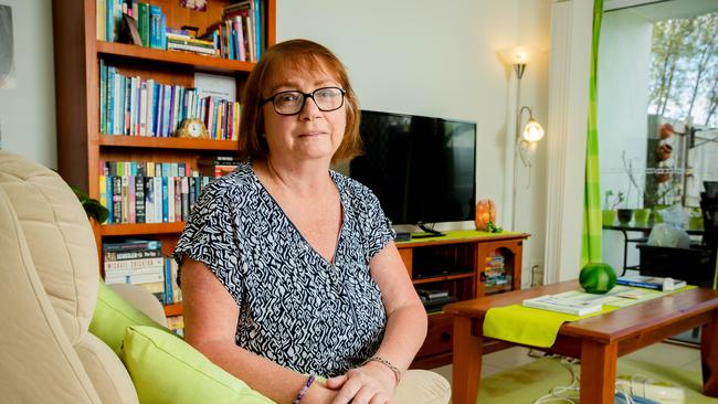 Karen Stancombe at her Morayfield home. Picture: Richard Walker