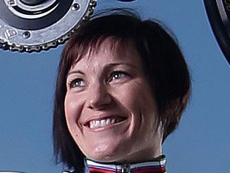 CYCLING - Australia's Spring Queen Anna Meares preparing for the Glasgow Commonwealth Games. Pictured at the Adelaide Super-Drome. Photo Sarah Reed