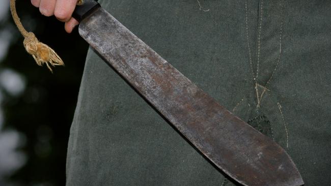 A meth-addicted young man has faced court after terrorising the staff of two businesses while armed with an array of weapons including a machete and a tree branch. Generic. Picture: iStock