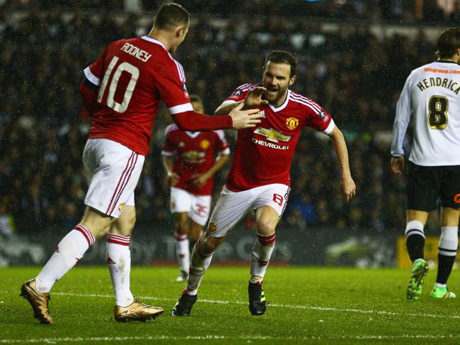 Juan Mata sealed victory for Manchester United.