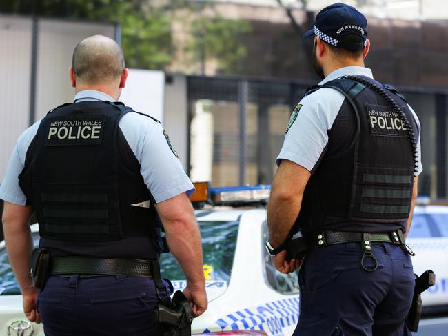 SYDNEY, AUSTRALIA , NSW Police Force general generic stock GV breaking news police tape image at the Headquarters in Surry Hills, Sydney Australia. Picture: NCA Newswire / Gaye Gerard