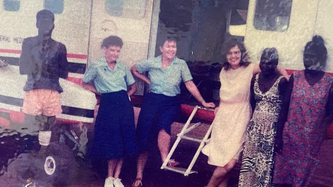 Linda Alexander when she used to work for the aeromedical service in Gove. Picture: Supplied