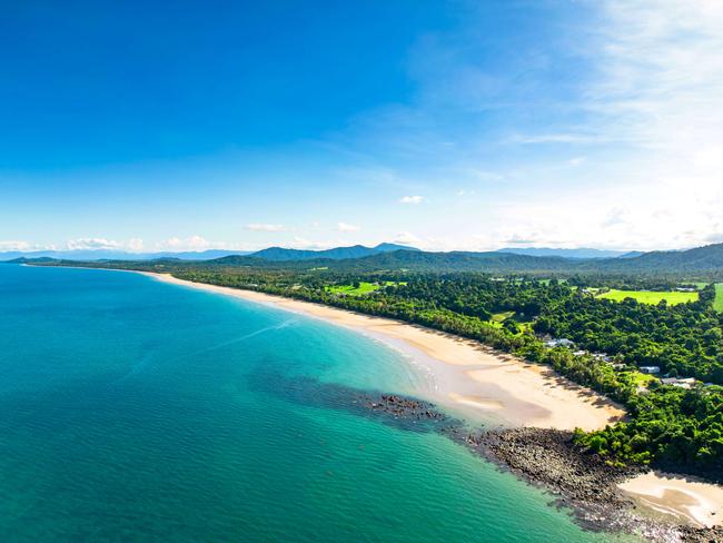 Aerial shot of Mission Beach. Image: supplied