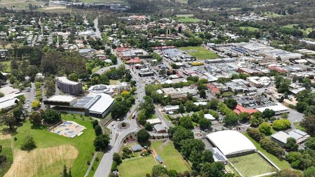 An artist impression of the proposed 100-room hotel for the Wallis Cinema and Auchendarroch House site at Mount Barker.