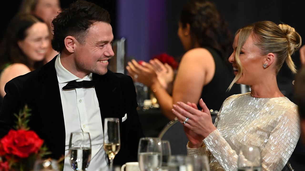 Lachie Neale took home the 2023 Brownlow Medal in a thrilling count. Picture: Getty Images