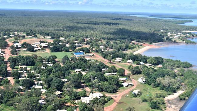 Eight people were allegedly caught bringing alcohol into Maningrida and drinking it in the dry community. Picture: Natasha Emeck