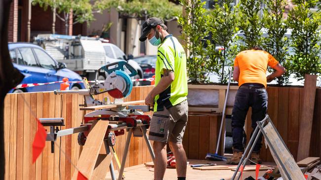 Warnings come as the construction industry struggles to fillt housands of job vacancies. Picture: Sarah Matray/NCA NewsWire