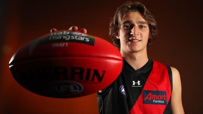 Harry Jones is an emerging forward for the Bombers. Picture: Michael Klein