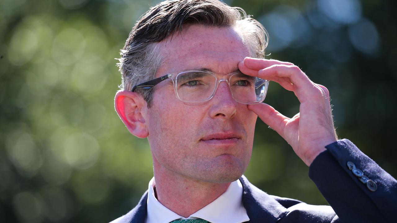 NSW Premier Dominic Perrottet speaks to the media during a press conference. Picture: NCA NewsWire/Gaye Gerard