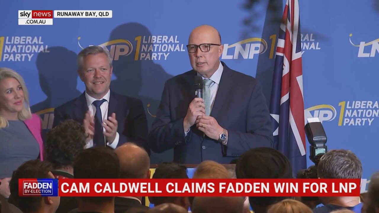 Dutton addresses LNP function following Caldwell's win