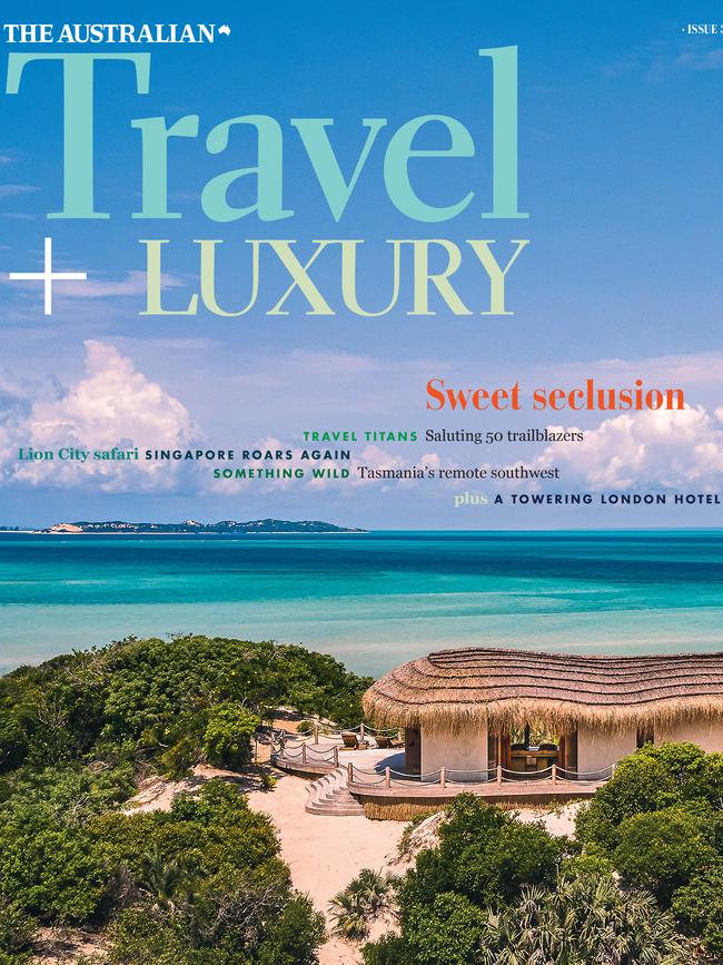 The latest issue of Travel + Luxury magazine.