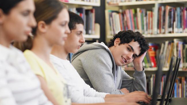 Students described how white, male students talked over them in class. Picture: istock.