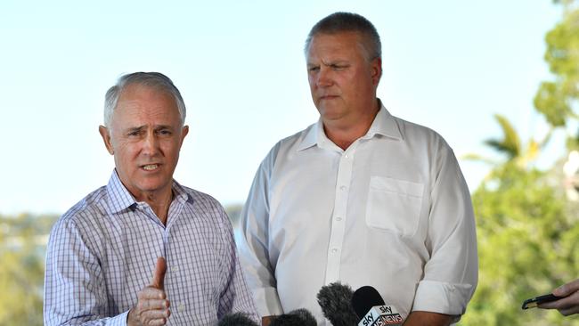 Prime Minister Malcolm Turnbull and Trevor Ruthenberg on Friday.