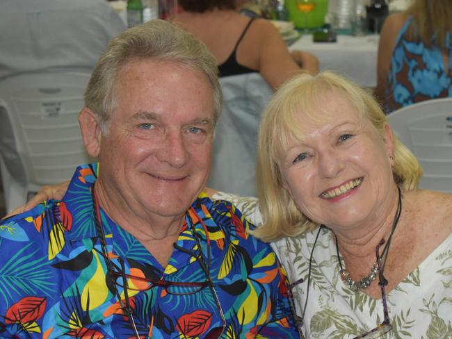 John and Maureen at the Italian long lunch, February 25, 2024.