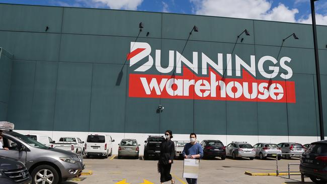 Pop-up vaccination clinics are coming almost two dozen Bunnings stores across Queensland. Picture: Gaye Gerard