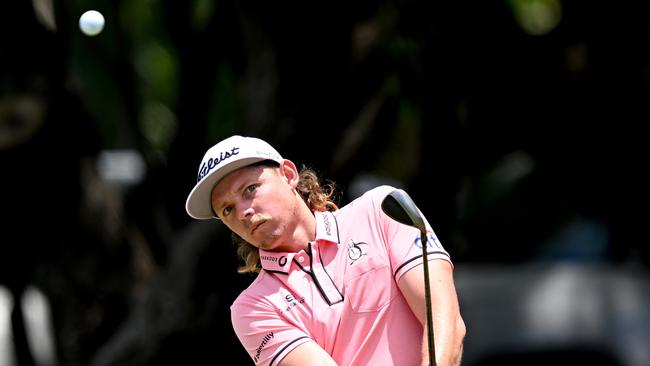 Greg Norman Medal winner Cameron Smith prepares for the Australian PGA at Royal Queensland. Picture: Bradley Kanaris/Getty Images