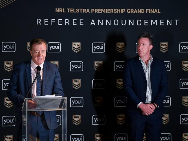 2022 NRL Grand Final Match Officials Announcement at Allianz Stadium, Jared Maxwell . Picture: NRL Photos/Gregg Porteous