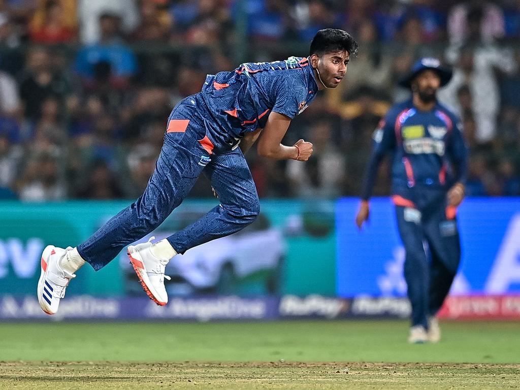 Lucknow Super Giants' Mayank Yadav is among the quickest bowlers in world cricket. Picture: AFP