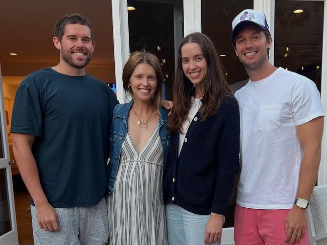 Big sister Katherine also shared this photo of her siblings Christopher, Christina and Patrick over Easter.