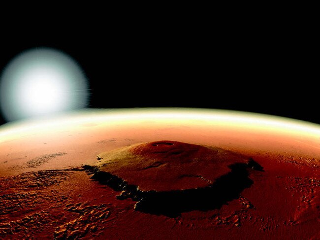A view of the surface of planet Mars. Pictured: Supplied
