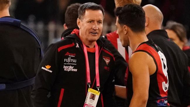 John Worsfold goes into the final with a huge question mark hanging over his future. Picture: AAP