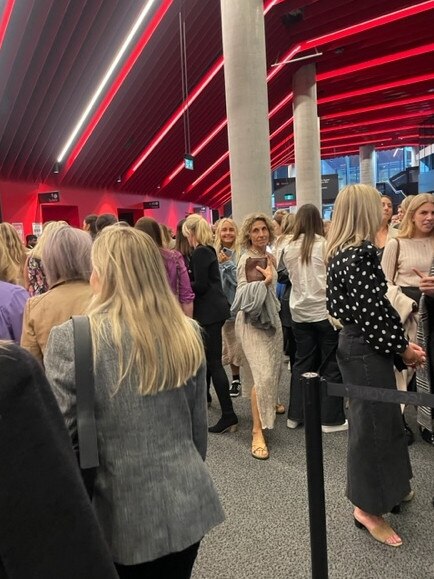 It was a sea of blondes at the event. Picture: News.com.au