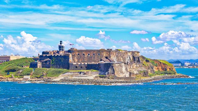 Castillo San Felipe del Morro Fortress in San Juan, Puerto Rico.