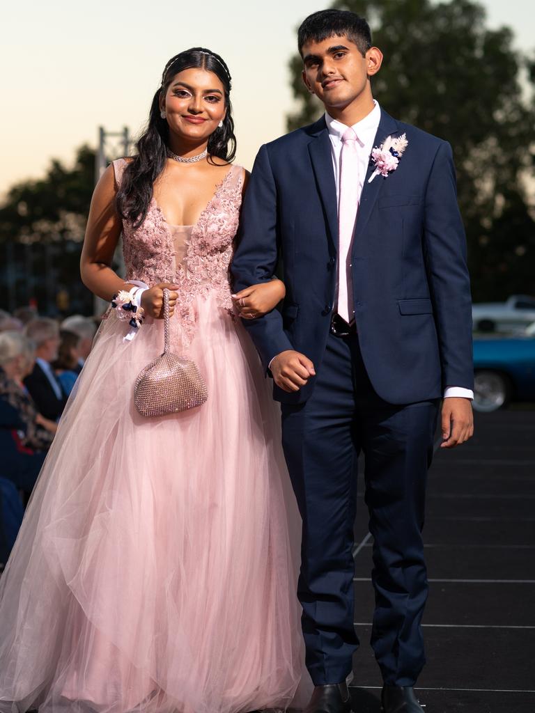 Krish Anthony and Mohid Khalil at the 2024 Rockhampton Grammar School formal.