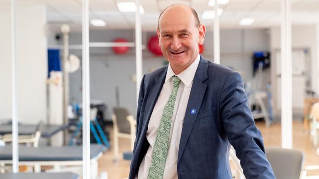 Professor Steven Faux in the St Vincent’s Hospital Long Covid clinic in Sydney. Picture: Ryan Osland