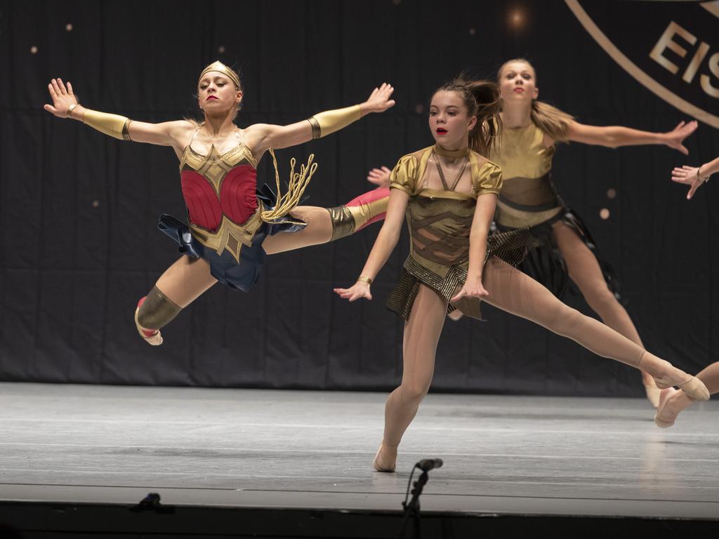 Southern Tasmanian Dancing Eisteddfod, 16 Years and Under Lyrical/ Contemporary Group INDUSTRIE Performing Arts. Picture: Chris Kidd