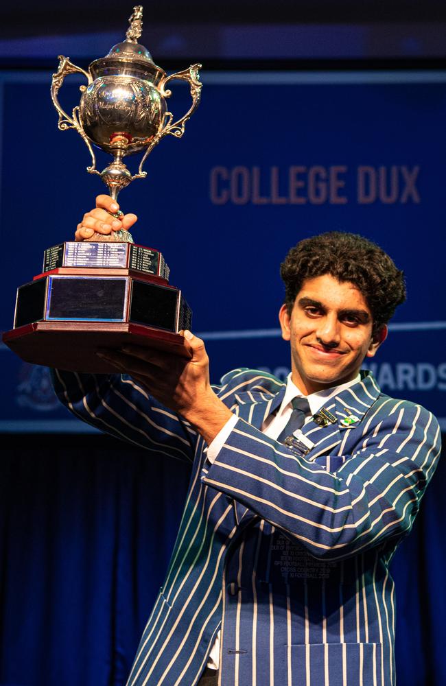 Vidur Sehgal is the 2019 Dux at St Joseph's Nudgee College.