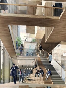 Artist impressions of the $115 million redevelopment of Trinity Grammar School in Sydney's inner west.