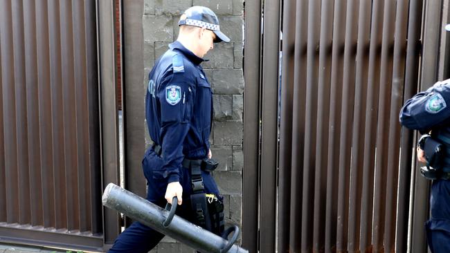 Police searched the Dover Heights home of John Ibrahim. Picture: John Grainger