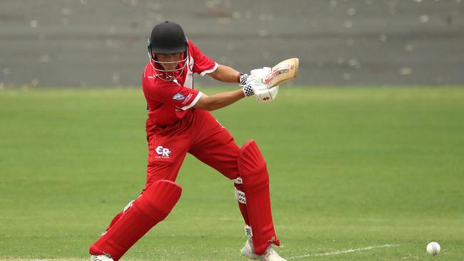 Harry Scowen helped guide his side home to a comfortable victory. (Photo by Jeremy Ng / Newscorp Australia)