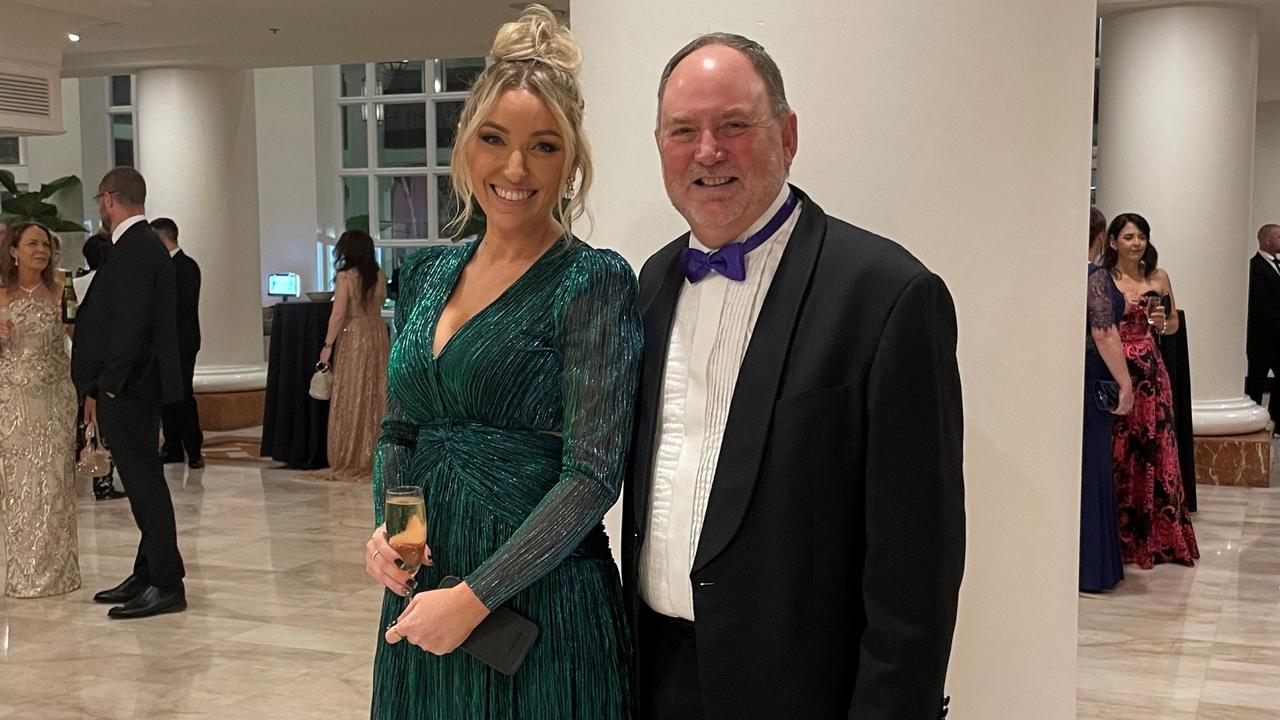 Far North Queensland Hospital Foundation CEO Gina Hogan and Chairman Ken Chapman at the 25th anniversary of the Hospital Foundation Ball at Pullman Cairns. Picture: Yashee Sharma