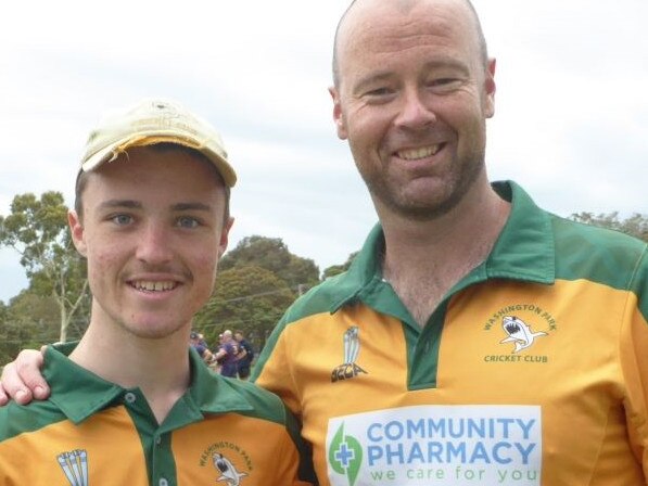 Rob Quiney and Lachie Smith at Washington Park