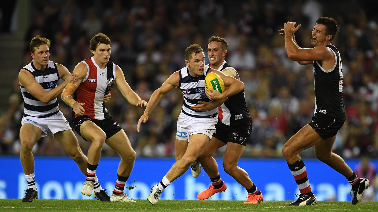 Geelong share the goals around in seesawing win over St Kilda | The ...