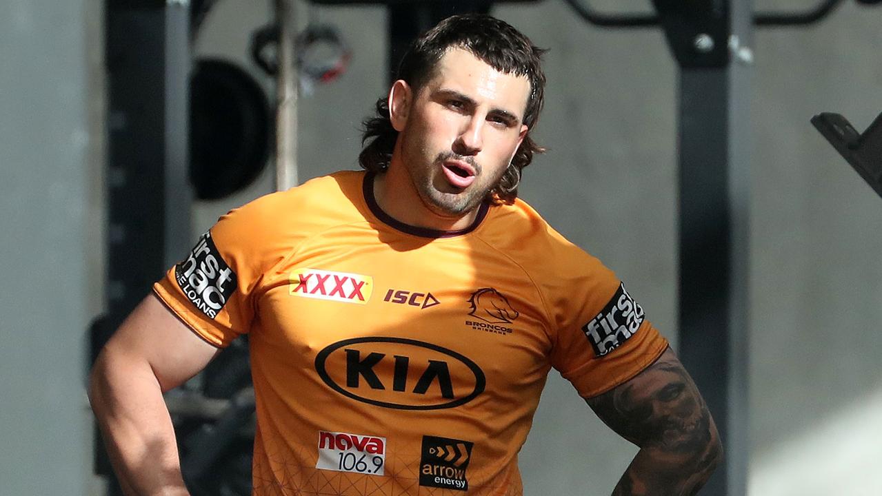 Jack Bird, Brisbane Broncos training, Red Hill. Photographer: Liam Kidston.